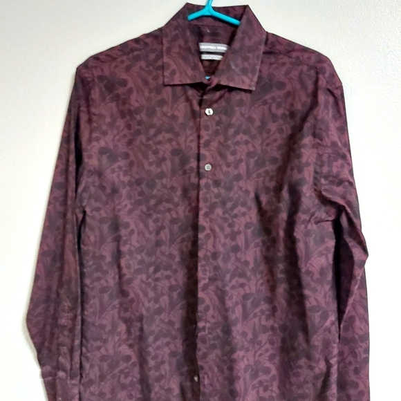 Slim fit 15 1/2, 32/33 purple dress shirt from Geoffrey Beene - Picture 1 of 2